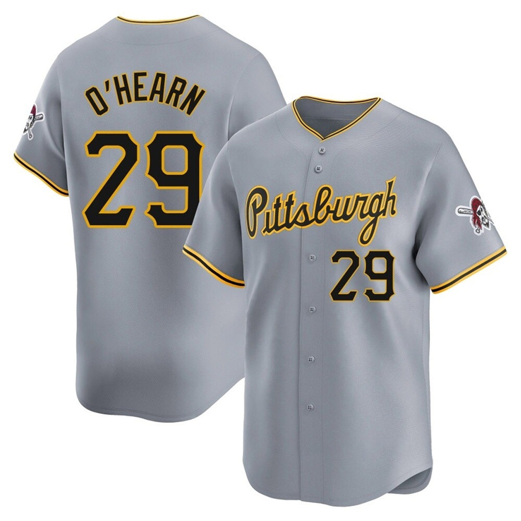 Vanessashop P.Pirates #29 Ryan O¡¯Hearn Player Gray Road Home Limited Stitched Jerseys