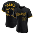 Vanessashop P.Pirates #30 Paul Skenes Player Black Snake Skin City Home Limited Elite Stitched Jerseys