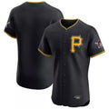 VanessashopP.Pirates Blank Player Black Alternate 2025 Home Limited Elite Stitched Jerseys