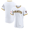VanessashopP.Pirates Blank Player White Home Limited Elite Stitched Jerseys