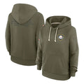 Vanessashop P.Steelers Olive Salute to Service Pullover Hoodies Limited Blank Player Stitched Jerseys