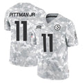 Vanessashop P.Steelers #11 Michael Pittman Jr. Player Arctic Camo Limited Salute To Service Home Game Stitched Jerseys