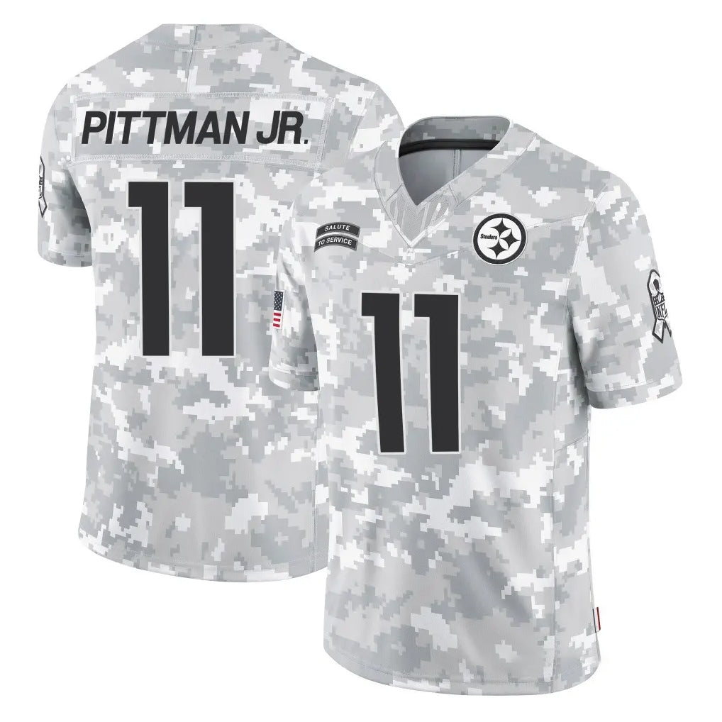 Vanessashop P.Steelers #11 Michael Pittman Jr. Player Arctic Camo Limited Salute To Service Home Game Stitched Jerseys