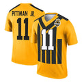 Vanessashop P.Steelers #11 Michael Pittman Jr. Player Gold Legend Limited 1933 Throwback Performance Home Game Stitched Jerseys