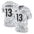 Vanessashop P.Steelers #13 Rico Dowdle Player Arctic Camo Limited Salute To Service Home Game Stitched Jerseys