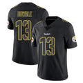 Vanessashop P.Steelers #13 Rico Dowdle Player Black Impact Limited Home Game Stitched Jerseys