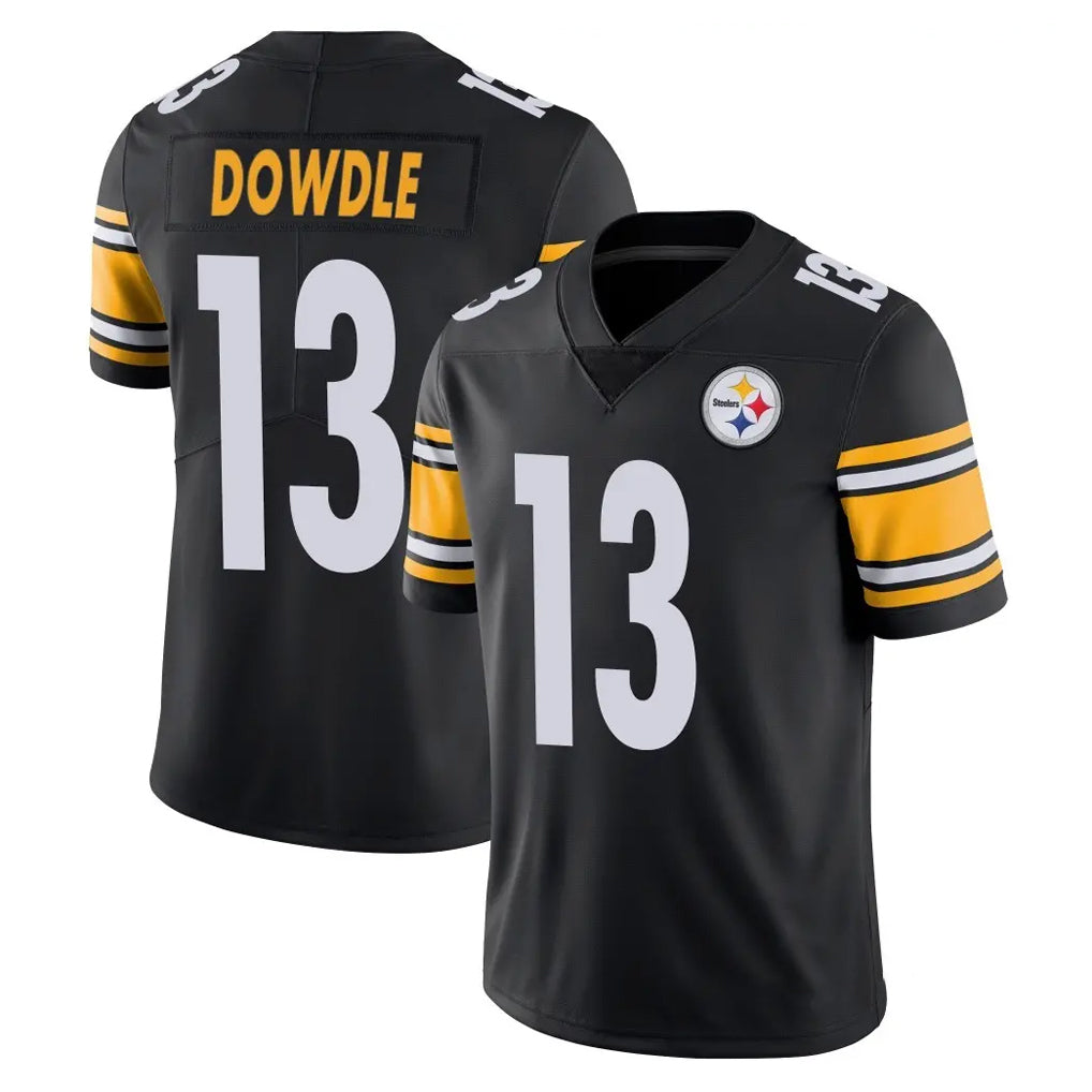 Vanessashop P.Steelers #13 Rico Dowdle Player Black Limited Vapor Untouchable Home Game Stitched Jerseys