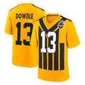 Vanessashop P.Steelers #13 Rico Dowdle Player Gold Limited 1933 Throwback Home Game Stitched Jerseys