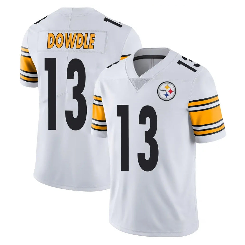 Vanessashop P.Steelers #13 Rico Dowdle Player White Limited Vapor Untouchable Home Game Stitched Jerseys