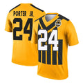Vanessashop P.Steelers #24 Joey Porter Jr. Player Gold Legend Limited 1933 Throwback Performance Home Game Stitched Jerseys