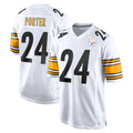 Vanessashop P.Steelers #24 Joey Porter Jr. Player White Home Game Stitched Jerseys