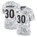 Vanessashop P.Steelers #30 Jaylen Warren Player Arctic Camo Limited Salute To Service Home Game Stitched Jerseys