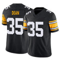 Vanessashop P.Steelers #35 Jamel Dean Player Black Limited Alternate Vapor F.U.S.E. Home Game Stitched Jerseys