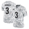 Vanessashop P.Steelers #3 Jaquan Brisker Player Arctic Camo Limited Salute To Service Home Game Stitched Jerseys
