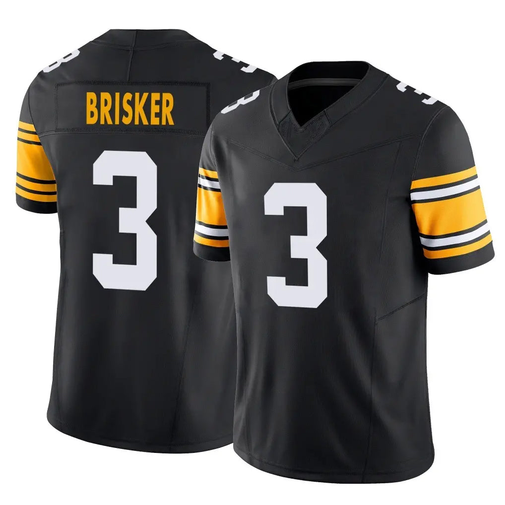 Vanessashop P.Steelers #3 Jaquan Brisker Player Black Limited Alternate Vapor F.U.S.E. Home Game Stitched Jerseys