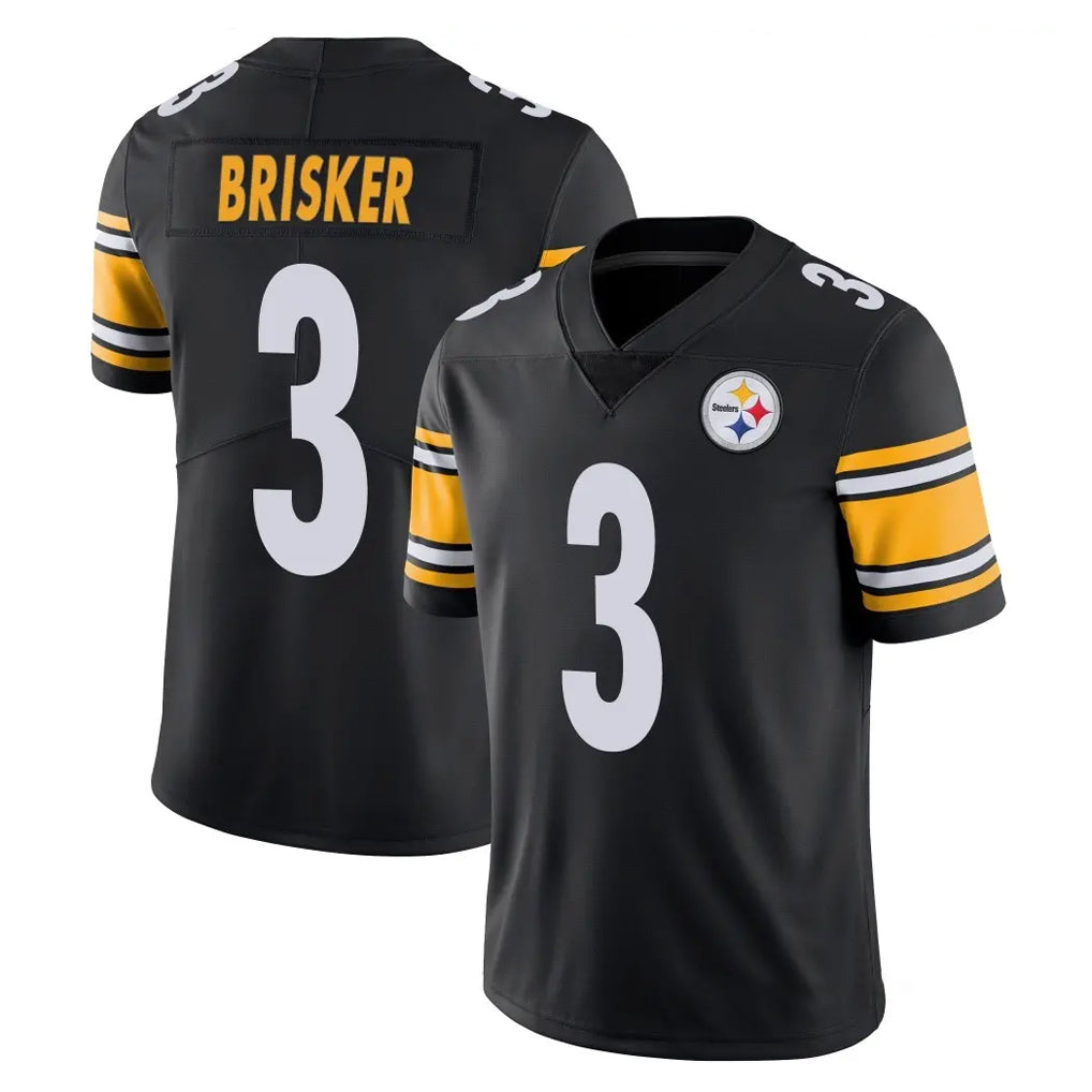 Vanessashop P.Steelers #3 Jaquan Brisker Player Black Limited Vapor Untouchable Home Game Stitched Jerseys
