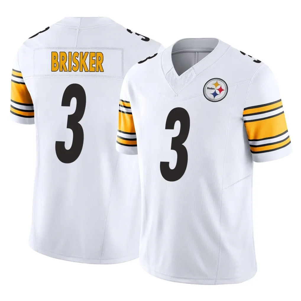 Vanessashop P.Steelers #3 Jaquan Brisker Player White Limited Vapor F.U.S.E. Home Game Stitched Jerseys