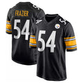Vanessashop P.Steelers #54 Zach Frazier Player Black Home Game Stitched Jerseys