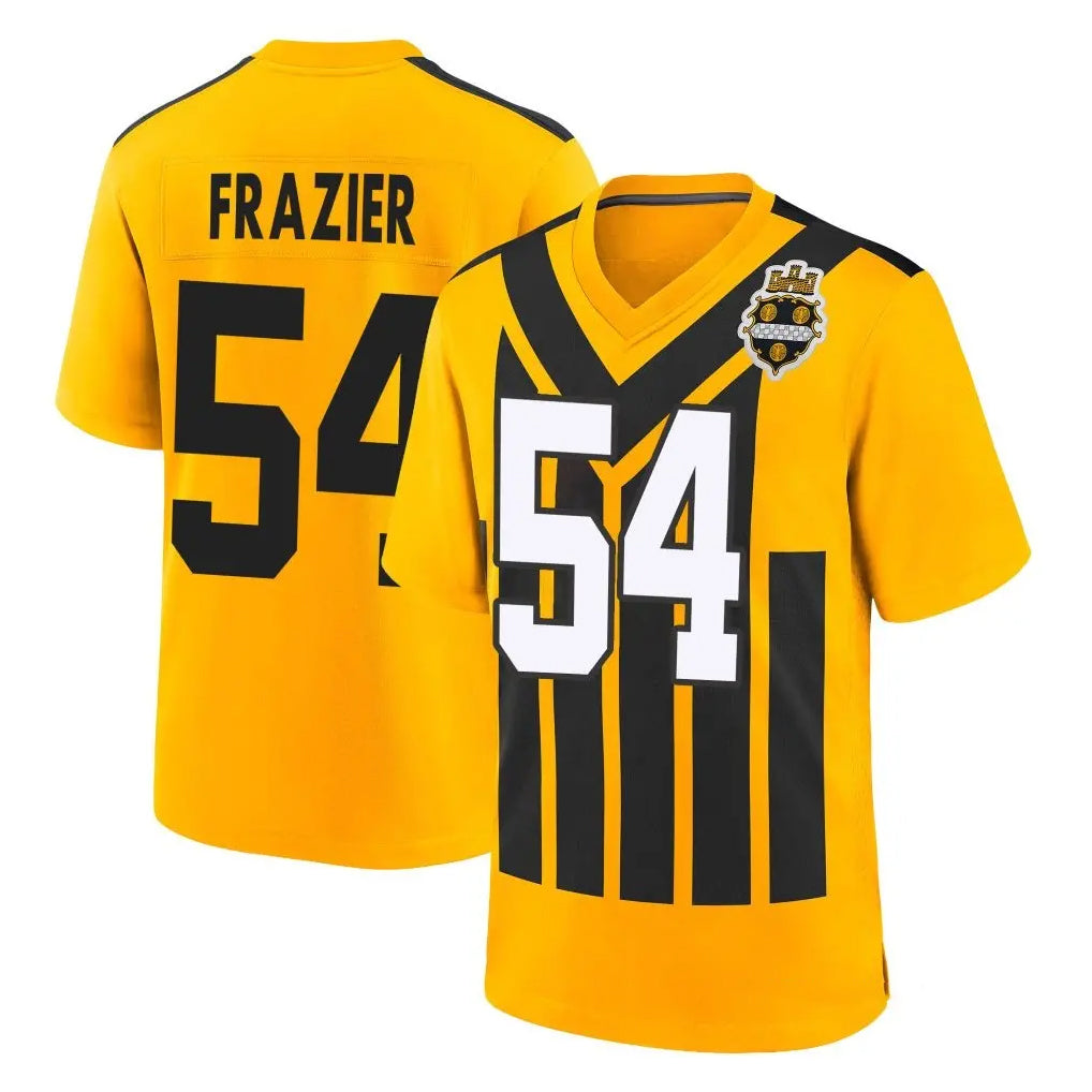 Vanessashop P.Steelers #54 Zach Frazier Player Gold Limited 1933 Throwback Home Game Stitched Jerseys