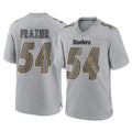 Vanessashop P.Steelers #54 Zach Frazier Player Gray Atmosphere Fashion Home Game Stitched Jerseys