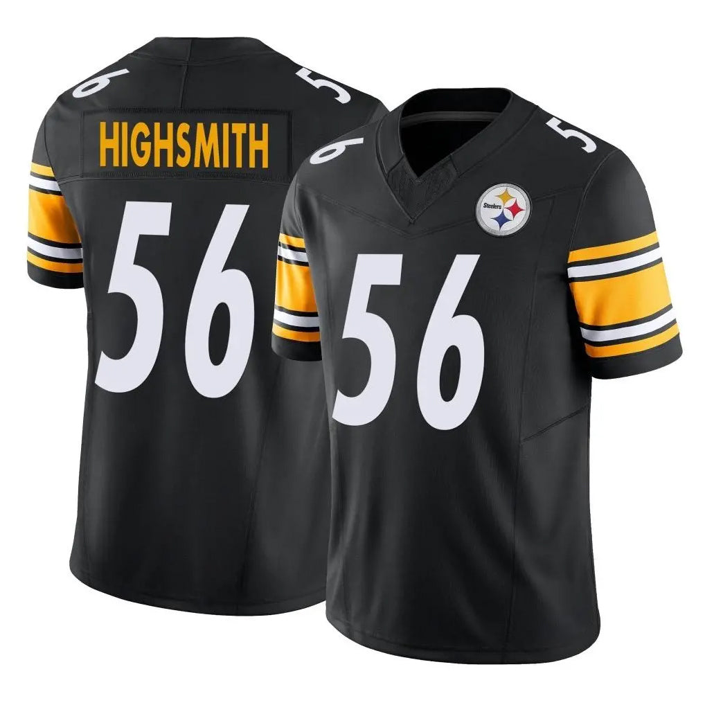 Vanessashop P.Steelers #56 Alex Highsmith Player Black Limited Vapor F.U.S.E. Home Game Stitched Jerseys