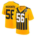 Vanessashop P.Steelers #56 Alex Highsmith Player Gold Limited 1933 Throwback Home Game Stitched Jerseys