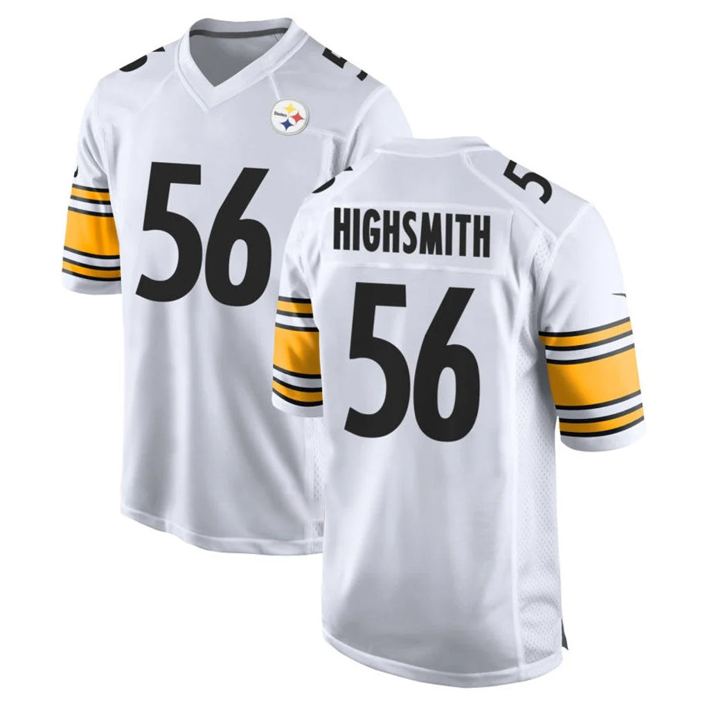 Vanessashop P.Steelers #56 Alex Highsmith Player White Home Game Stitched Jerseys