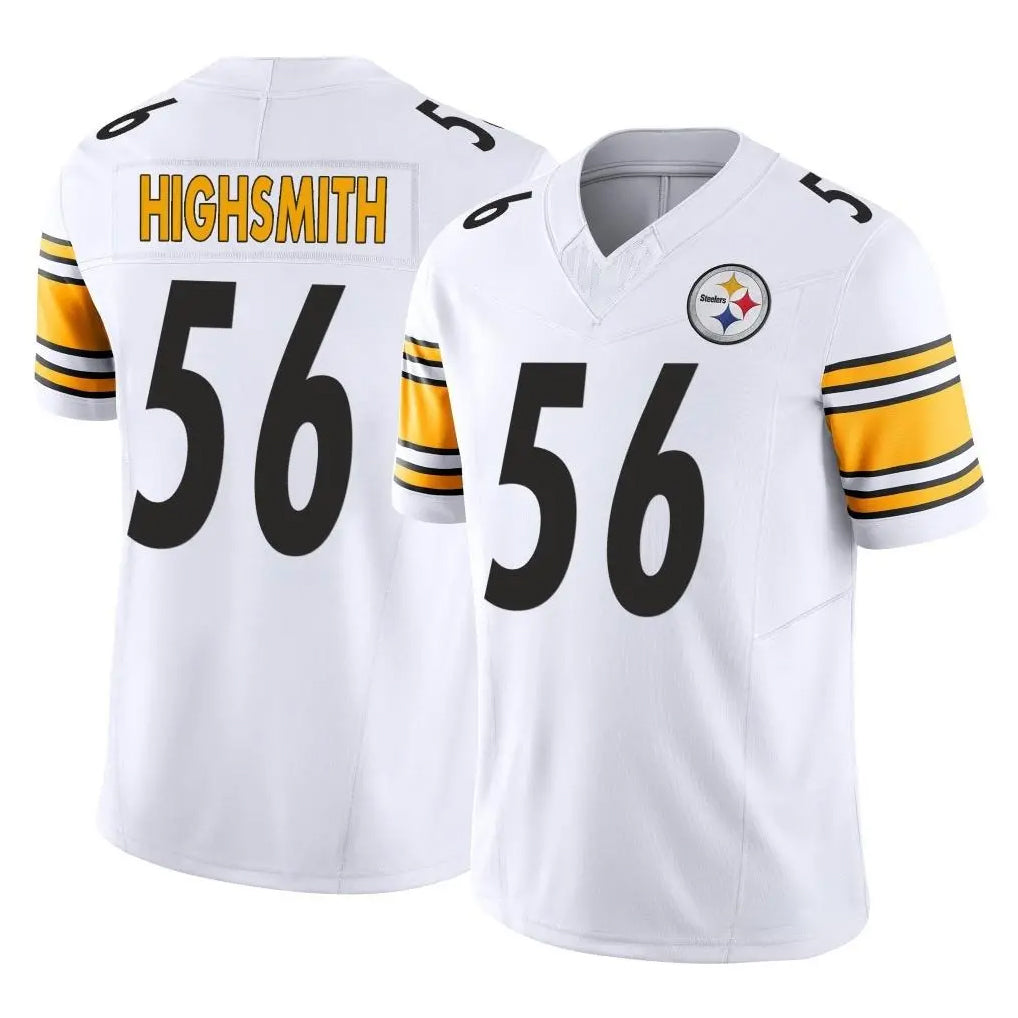 Vanessashop P.Steelers #56 Alex Highsmith Player White Limited Vapor F.U.S.E. Home Game Stitched Jerseys