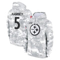 Vanessashop P.Steelers #5 Jalen Ramsey Player Arctic Camo Limited Salute to Service Pullover Hoodies Game Stitched Jerseys