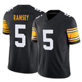 Vanessashop P.Steelers #5 Jalen Ramsey Player Black Limited Alternate Vapor F.U.S.E. Home Game Stitched Jerseys