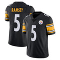 Vanessashop P.Steelers #5 Jalen Ramsey Player Black Limited Vapor Untouchable Home Game Stitched Jerseys