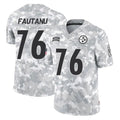 Vanessashop P.Steelers #76 Troy Fautanu Player Arctic Camo Limited Salute To Service Home Game Stitched Jerseys