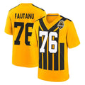 Vanessashop P.Steelers #76 Troy Fautanu Player Gold Limited 1933 Throwback Home Game Stitched Jerseys
