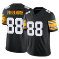 Vanessashop P.Steelers #88 Pat Freiermuth Player Black Limited Alternate Vapor F.U.S.E. Home Game Stitched Jerseys