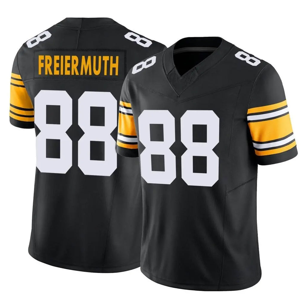 Vanessashop P.Steelers #88 Pat Freiermuth Player Black Limited Alternate Vapor F.U.S.E. Home Game Stitched Jerseys