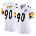 Vanessashop P.Steelers #90 T.J. Watt Player White Limited Vapor F.U.S.E. Home Game Stitched Jerseys