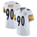 Vanessashop P.Steelers #90 T.J. Watt Player White Limited Vapor Untouchable Home Game Stitched Jerseys