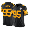 Vanessashop P.Steelers #95 Keeanu Benton Player Black Limited 2nd Alternate Vapor F.U.S.E. Home Game Stitched Jerseys