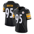 Vanessashop P.Steelers #95 Keeanu Benton Player Black Limited Vapor Untouchable Home Game Stitched Jerseys