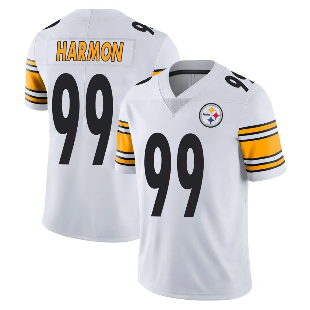 Vanessashop P.Steelers #99 Derrick Harmon Player White Limited Vapor Untouchable Home Game Stitched Jerseys