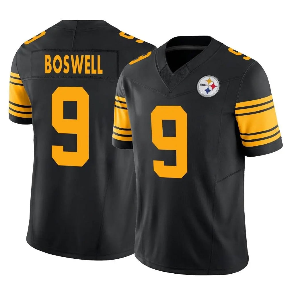 Vanessashop P.Steelers #9 Chris Boswell Player Black Limited 2nd Alternate Vapor F.U.S.E. Home Game Stitched Jerseys