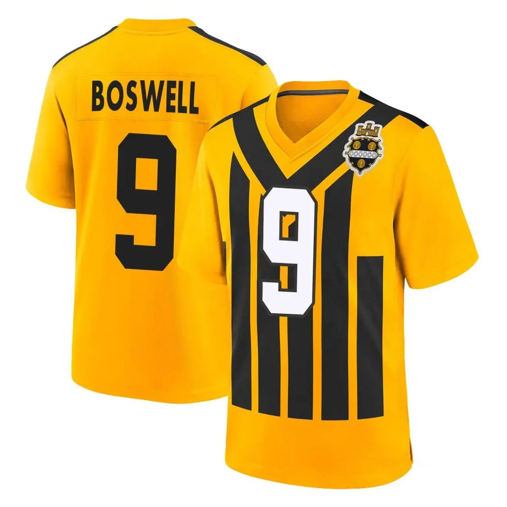 Vanessashop P.Steelers #9 Chris Boswell Player Gold Limited 1933 Throwback Home Game Stitched Jerseys