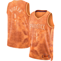 Vanessashop P.Suns #1 Devin Booker Orange Select Series Swingman Jerseys