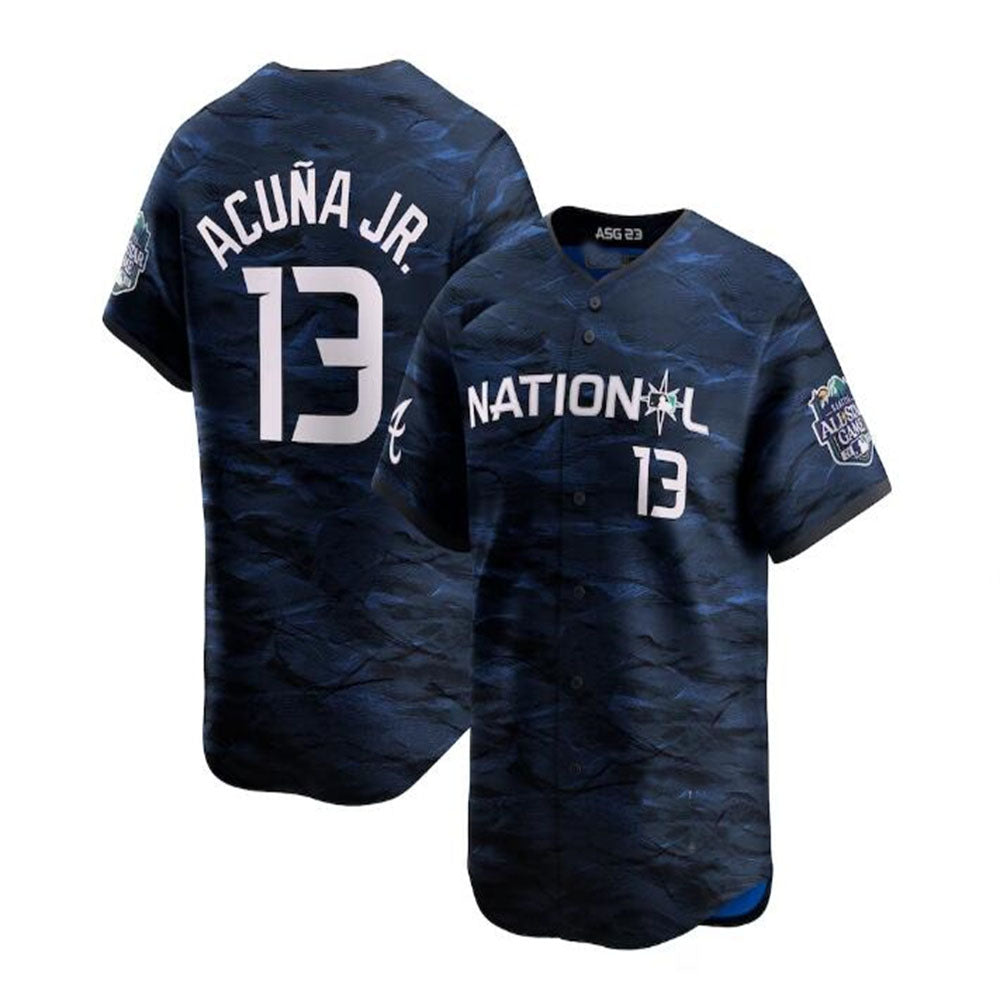 Vanessashop A.Braves #13 Ronald Acuna Jr. National League 2023 All-Star Game Limited Player Jersey - Royal Personalized Jerseys