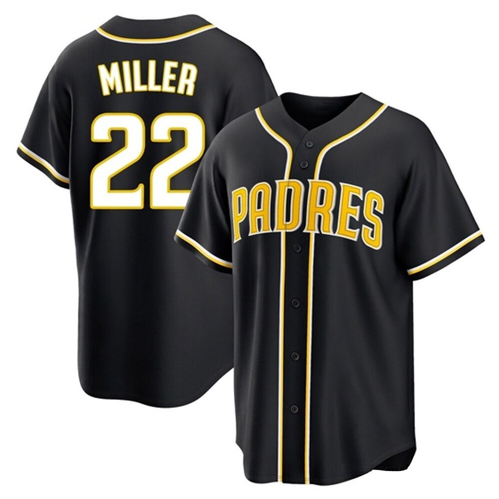 Vanessashop S.Diego Padres #22 Mason Miller Player Black 2026 Fashion Home Stitched Jerseys