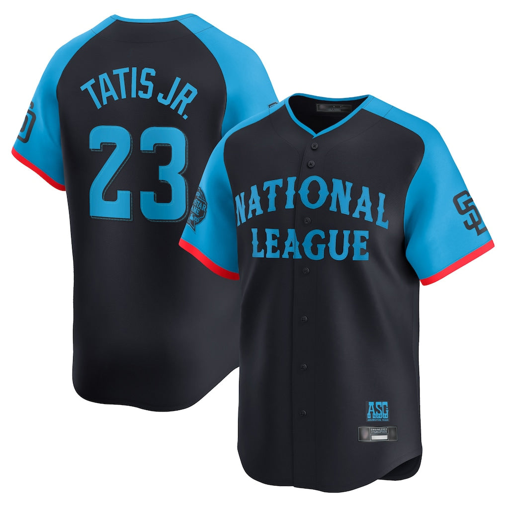 Vanessashop S.Diego Padres #23 Fernando Tatis Jr Player Navy National League All-Star Game Limited Stitched Jerseys