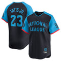 Vanessashop S.Diego Padres #23 Fernando Tatis Jr Player Navy National League All-Star Game Limited Stitched Jerseys