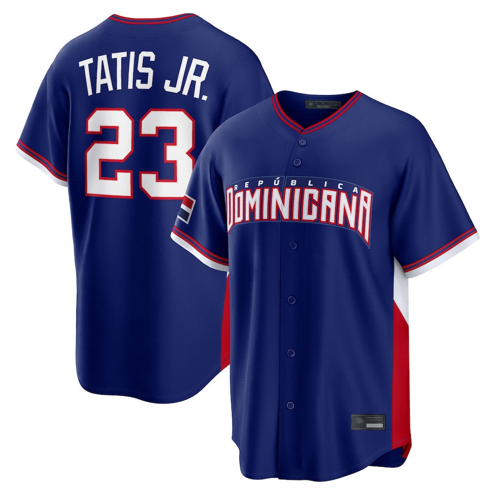 Vanessashop S.Diego Padres #23 Fernando Tatis Jr Player Royal 2026 World Classic Home Limited Stitched Jerseys