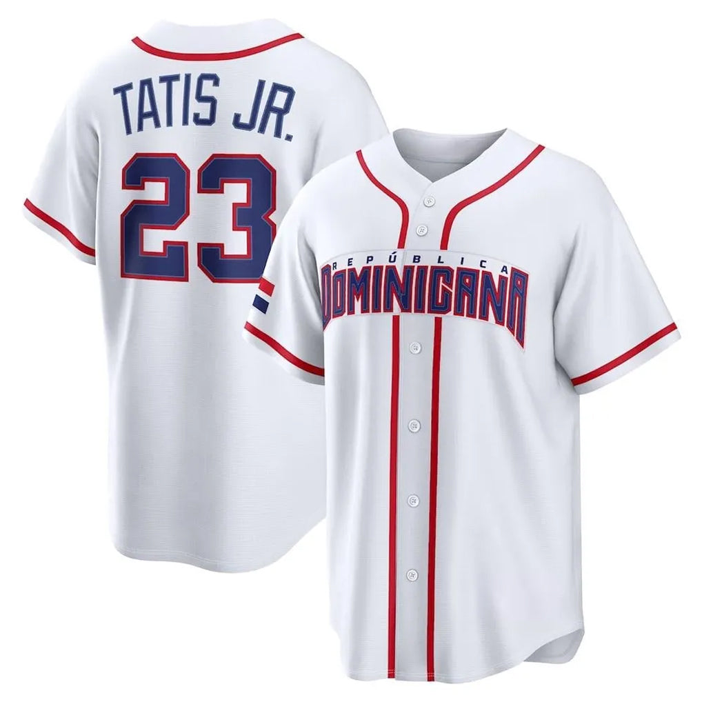 Vanessashop S.Diego Padres #23 Fernando Tatis Jr Player White 2026 World Classic Home Limited Stitched Jerseys