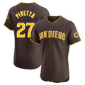 Vanessashop S.Diego Padres #27 Nick Pivetta Player Brown Home Limited Elite Stitched Jerseys